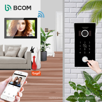 Campainha de vídeo inteligente Bcom com Smartphone App Control ip wi-fi Campainha de vídeo sem fio